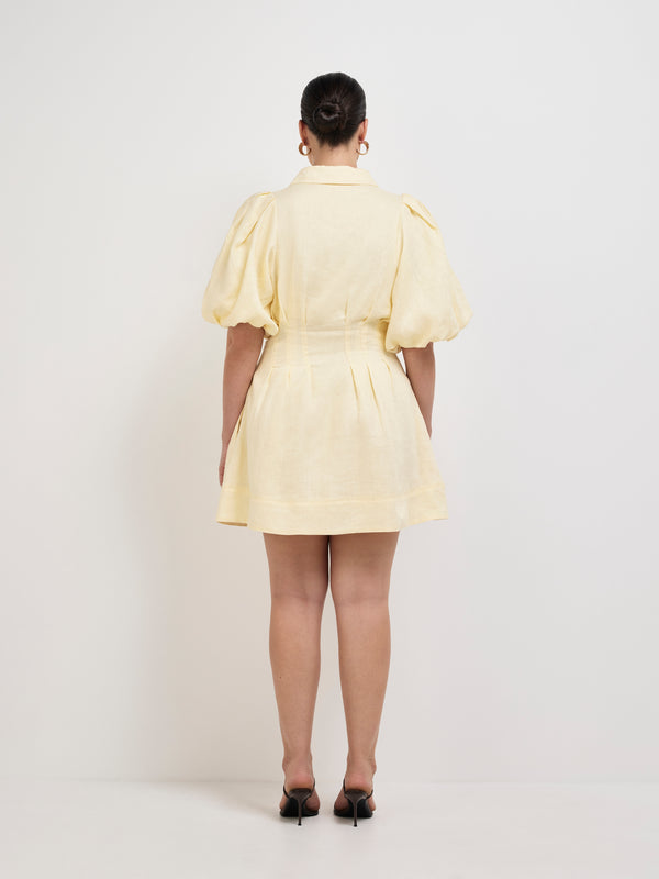 SHEIKE Elisa Mini Dress Limoncello 1008067 Back Image