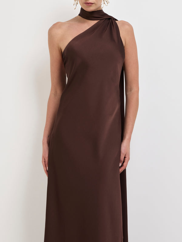 SHEIKE Emmy Gown Chocolate 1008097 Close Up Image