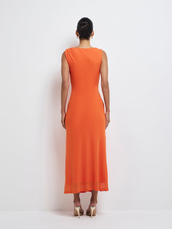 SHEIKE Xanthe Maxi Dress Orange 1008114 Back Image