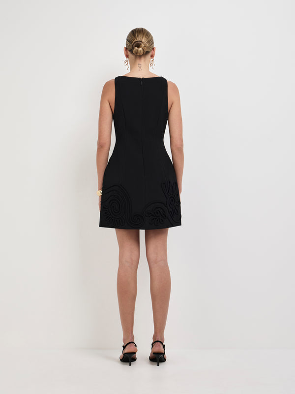 SHEIKE Estelle Mini Dress Black 1008130 Back Image