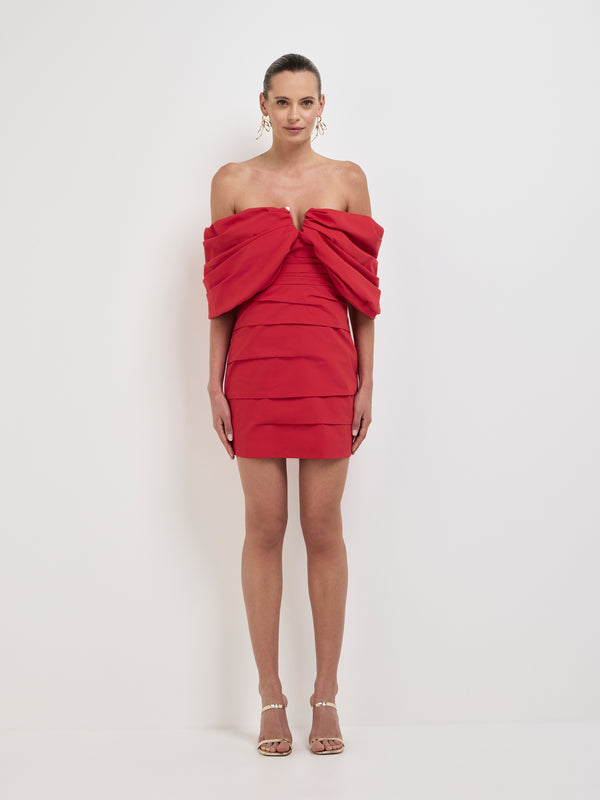 Size8 SHEIKE Camilla Mini Dress Red 1008131 Front Image