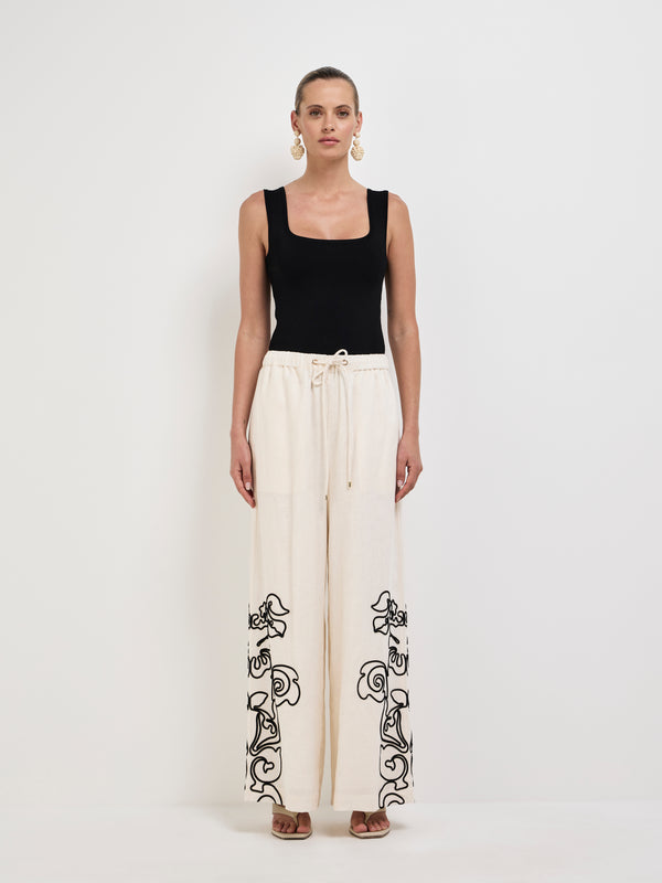 SHEIKE Outline Floral Pant Floral 1008150 Front Image