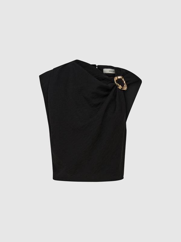 SHEIKE Summer Top Black 1008163 Ghost Image