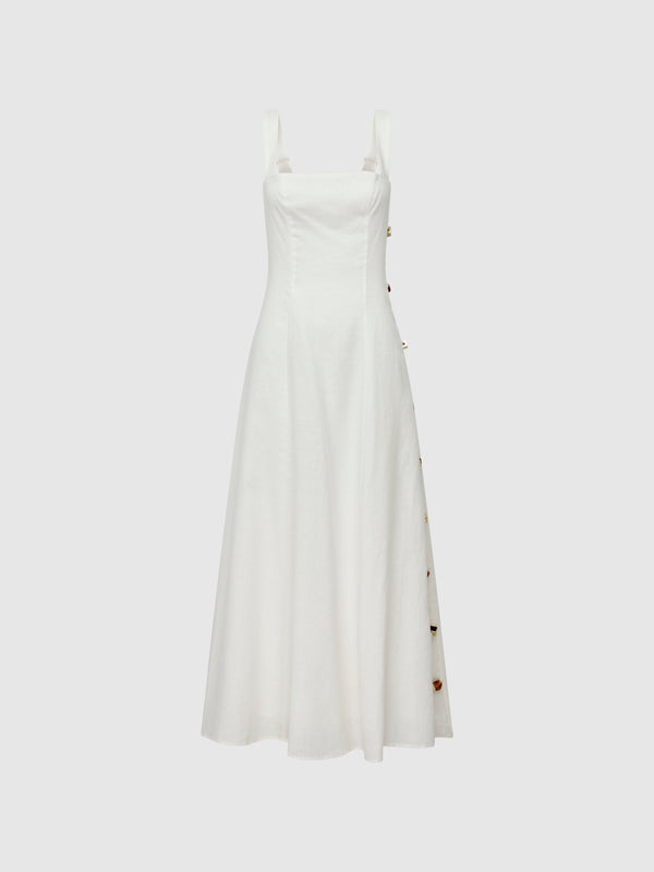 SHEIKE Alexa Midi Dress White 1008180 Ghost Image