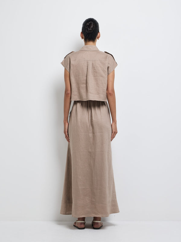 SHEIKE Celene Shirt Brown 1008205 Back Image