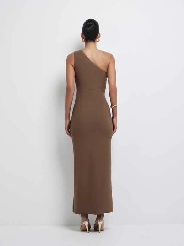 SHEIKE Dominique Maxi Dress Chocolate 1008209 Back Image