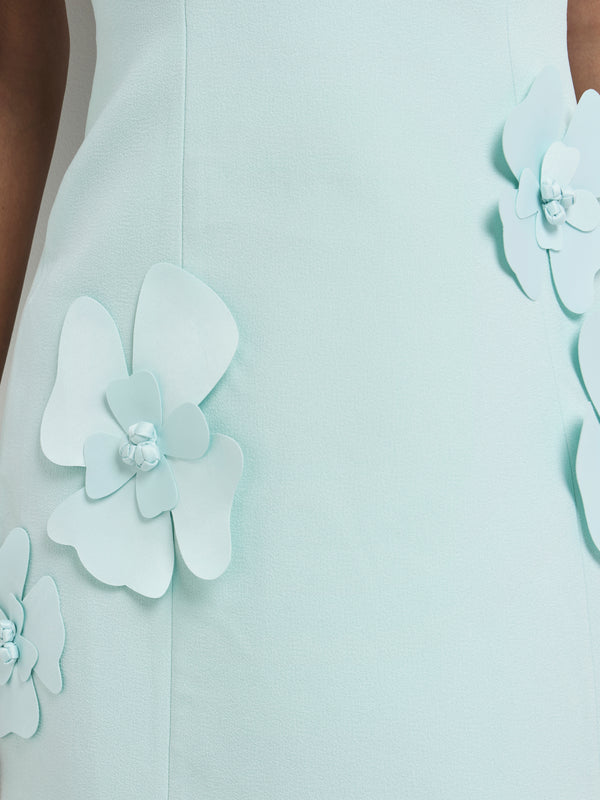 SHEIKE Petal Mini Dress Mint 1008214 Fabric Image