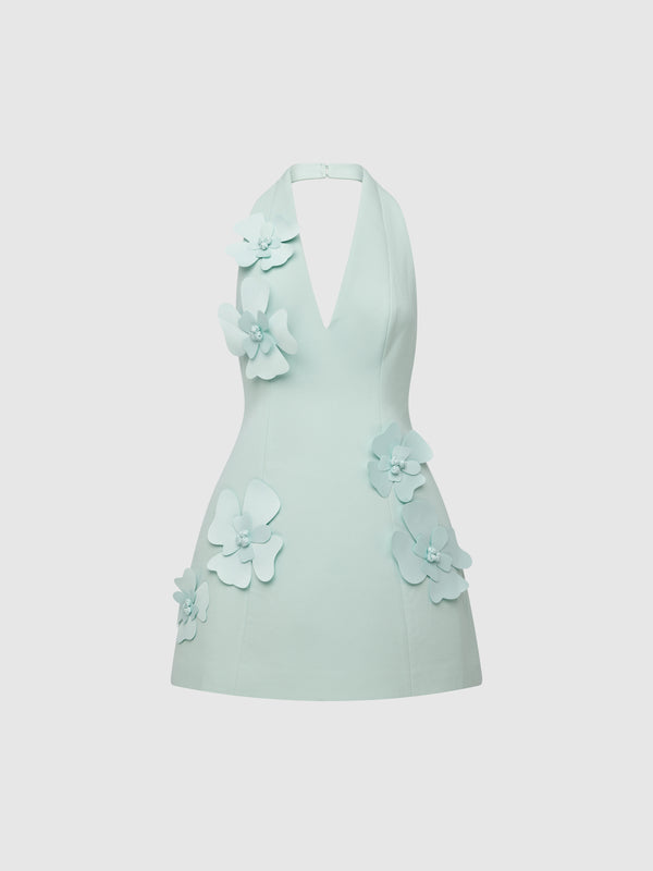 SHEIKE Petal Mini Dress Mint 1008214 Ghost Image