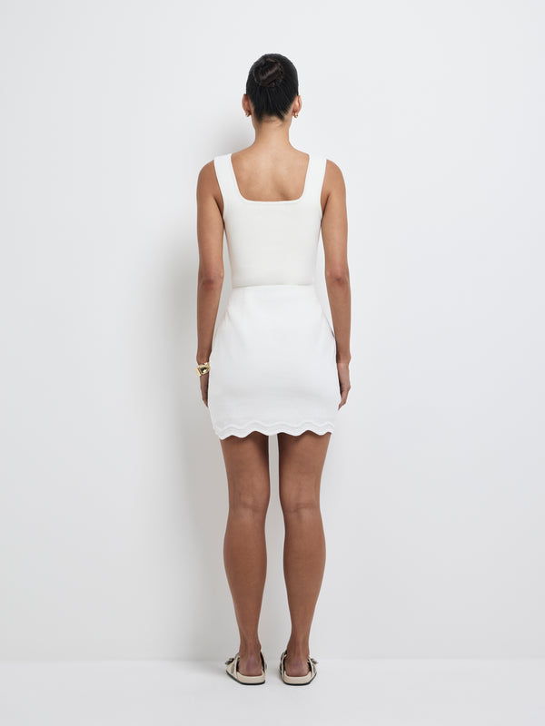 SHEIKE Aphrodite Skirt White 1008224 Back Image
