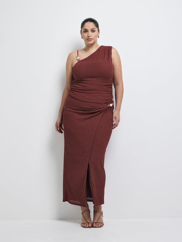 Size16 SHEIKE Aurora Top Wine 1008232 Front Image