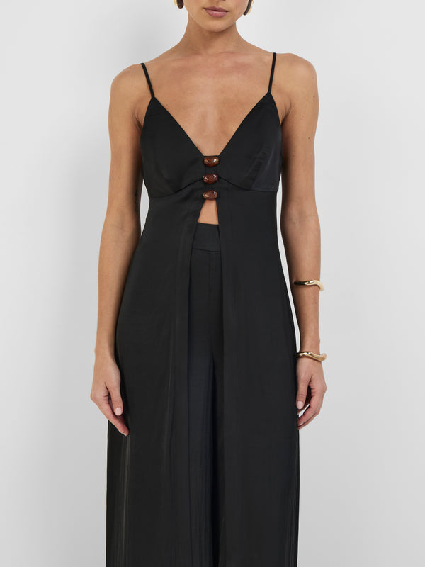 SHEIKE Issy Longline Top Black 1008293 Close Image