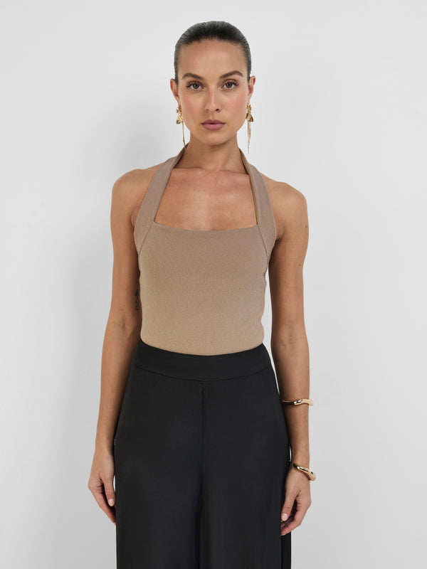 SIze8 SHEIKE Sascha Bodysuit Stone 1008313 Close Up Image