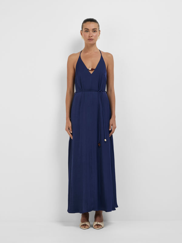 Size8 SHEIKE Iris Maxi Dress Navy 1008344 Front Image