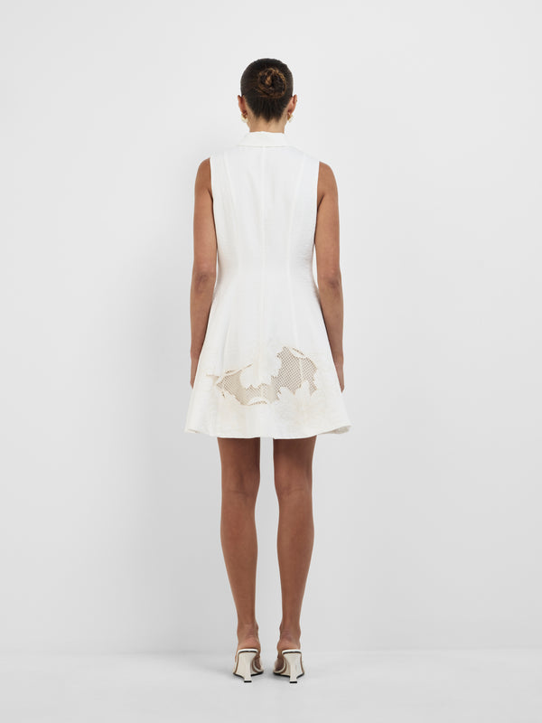 SHEIKE Gardenia Mini Dress Ivory 1008348 Back Image