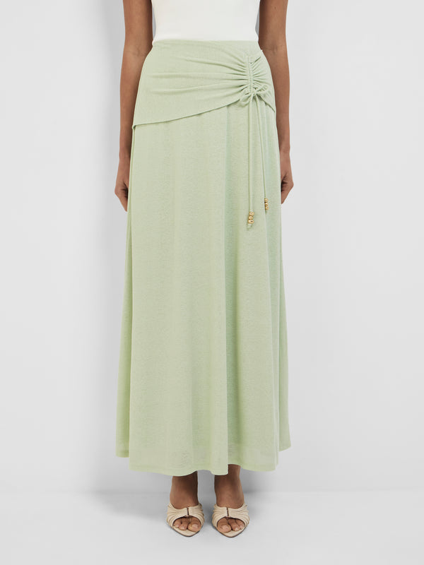 Size8 SHEIKE Giselle Skirt Pistachio 1008394 Close Up Image