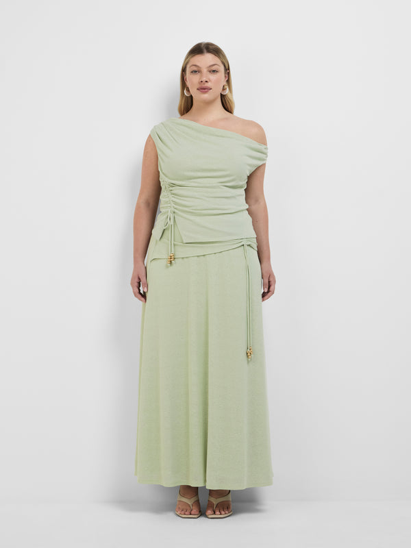 Size16 SHEIKE Giselle Skirt Pistachio 1008394 Front Image
