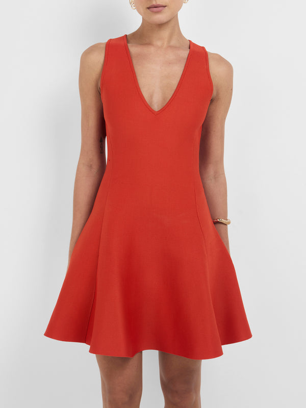 SHEIKE Mara Knit Dress Red 1008396 Close Up Image