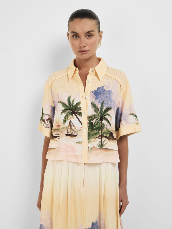 Size8 SHEIKE Seascape Shirt Print 1008399 Close Up Image