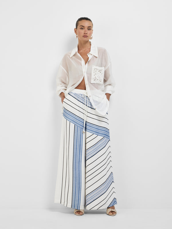 SHEIKE Marbella Shirt Ivory 1008403 Styled Image