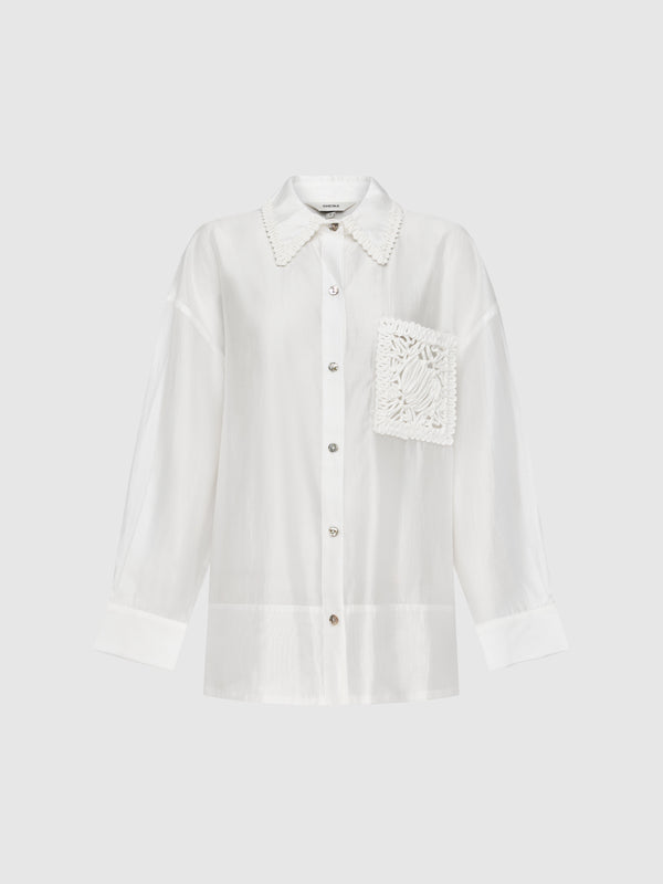 SHEIKE Marbella Shirt Ivory 1008403 Ghost Image