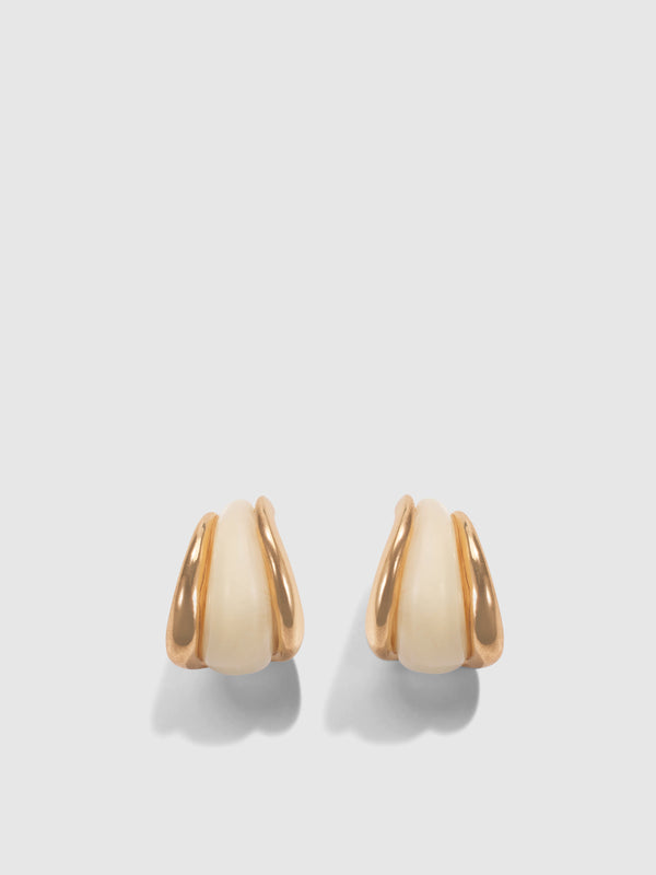 SHEIKE Lottie Earrings Ivory 1008427 Ghost Image