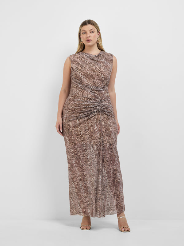 Size16 SHEIKE Moroccan Kingdom Mesh Dress Print 1008433 Front Image