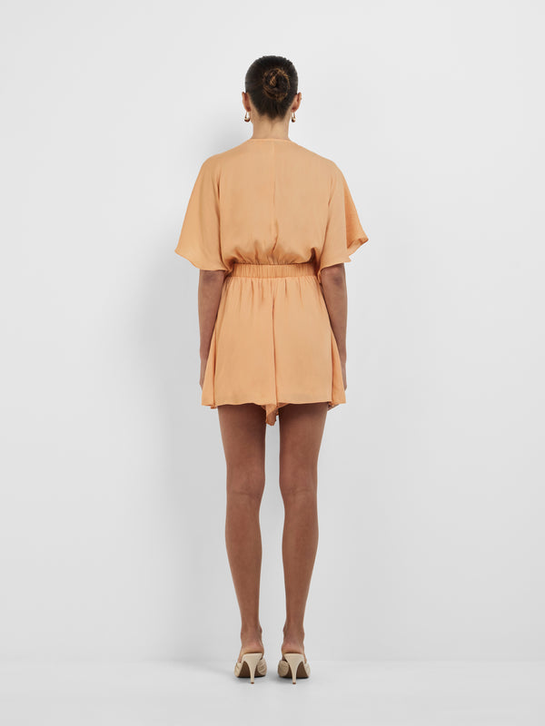 SHEIKE Sunset Playsuit Apricot 1008436 Back Image