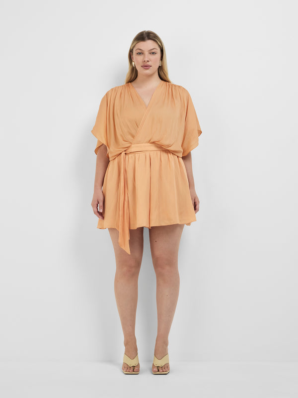 Size16 SHEIKE Sunset Playsuit Apricot 1008436 Front Image