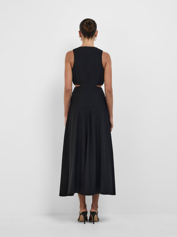 SHEIKE Layla Midi Dress Black 1008445 Back Image