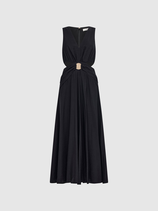 SHEIKE Layla Midi Dress Black 1008445 Ghost Image