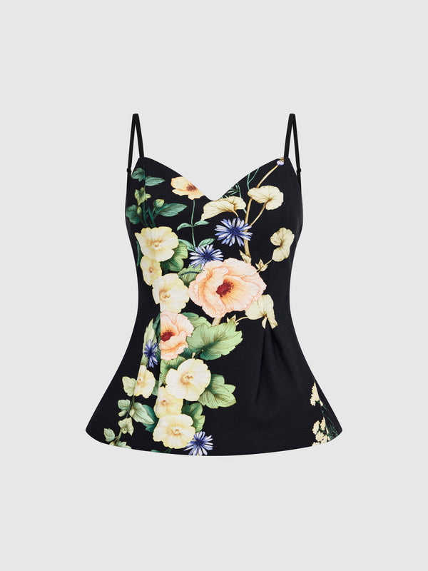 SHEIKE Layla Botanical Top Floral 1008462 Ghost Image