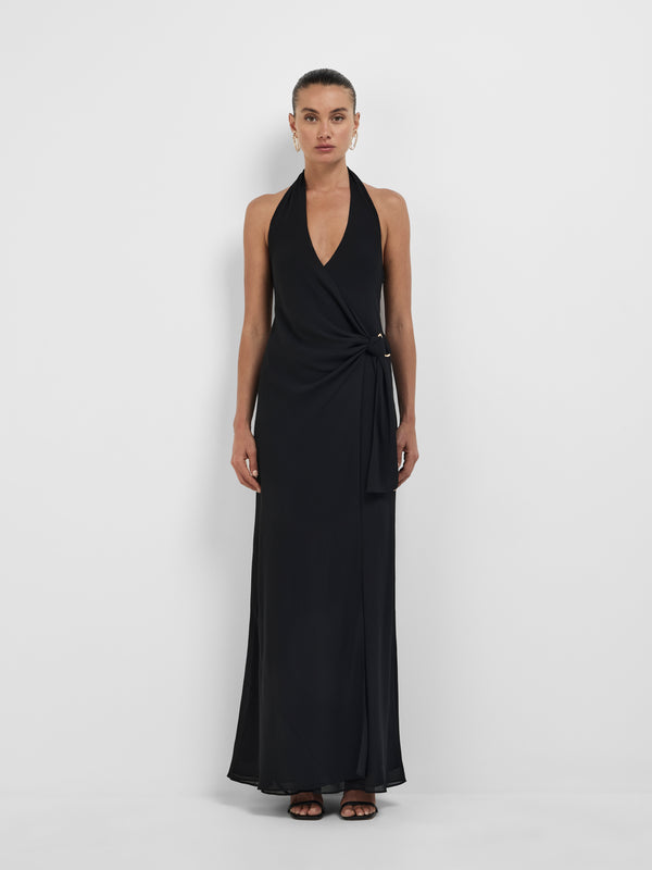 Size8 SHEIKE Remi Maxi Dress Black 1008465 Front Image