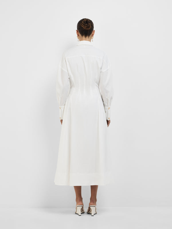 SHEIKE 1008470 Tova Shirt Dress White Back Image
