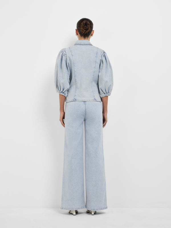 SHEIKE Indie Denim Shirt Blue 1008478 Back Image