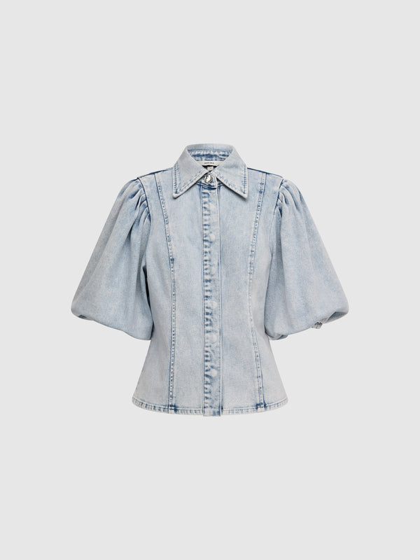SHEIKE Indie Denim Shirt Blue 1008478 Ghost Image