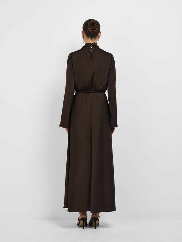 SHEIKE Layla Dress Brown 1008479 Back Image