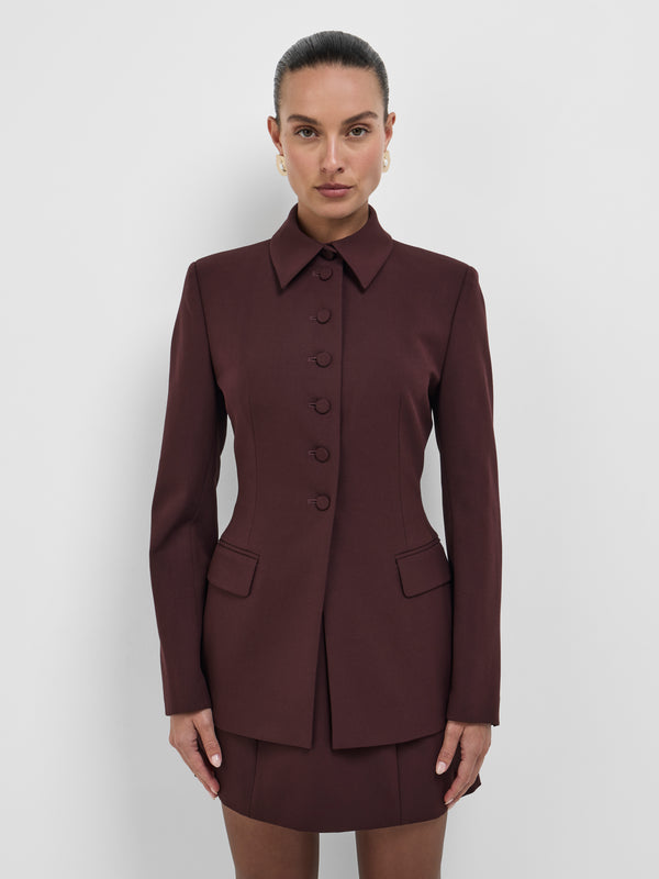 Size8 SHEIKE Emery Blazer Black Jam 1008486 Close Up Image