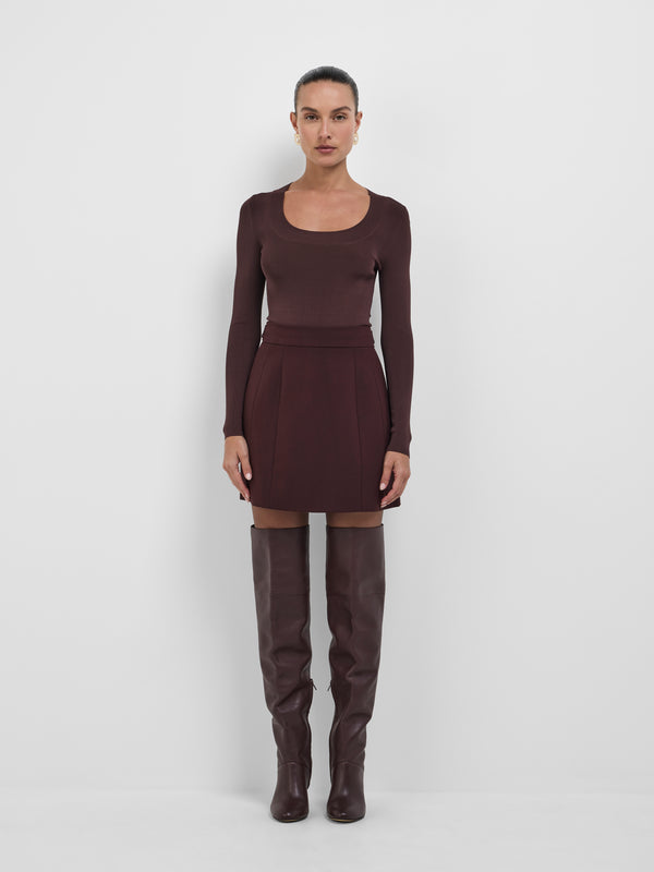 Size8 SHEIKE Emery Mini Skirt Black Jam 1008489 Front Image