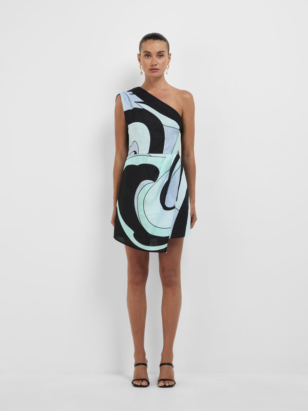 Size8 SHEIKE Romy Mini Dress Geo 1008497 Front Image