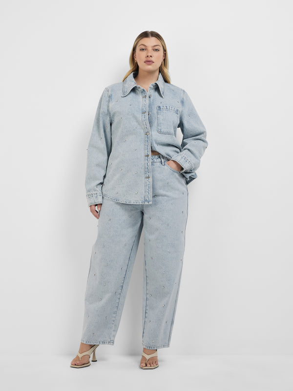 Size16 SHEIKE Delphy Shirt Blue 1008519 Front Image