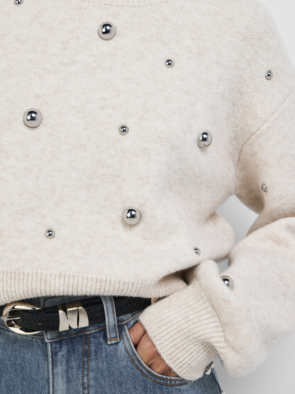 SHEIKE Hudson Knit Jumper Oatmeal 1008534 Detail Image