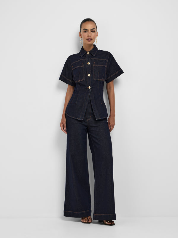 SHEIKE Esme Shirt Indigo 1008538 Front Image