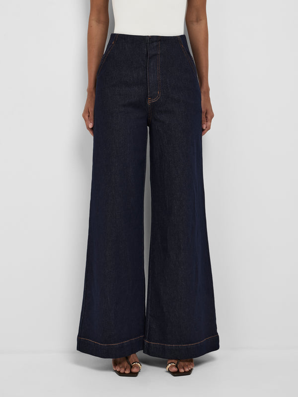 Size8 SHEIKE Esme Jean Indigo 1008539 Close Up Image