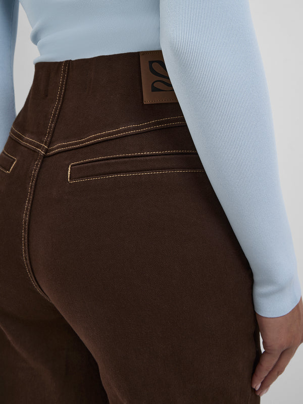 SHEIKE Broadway Jean Chocolate 1008544 Back Detail Image