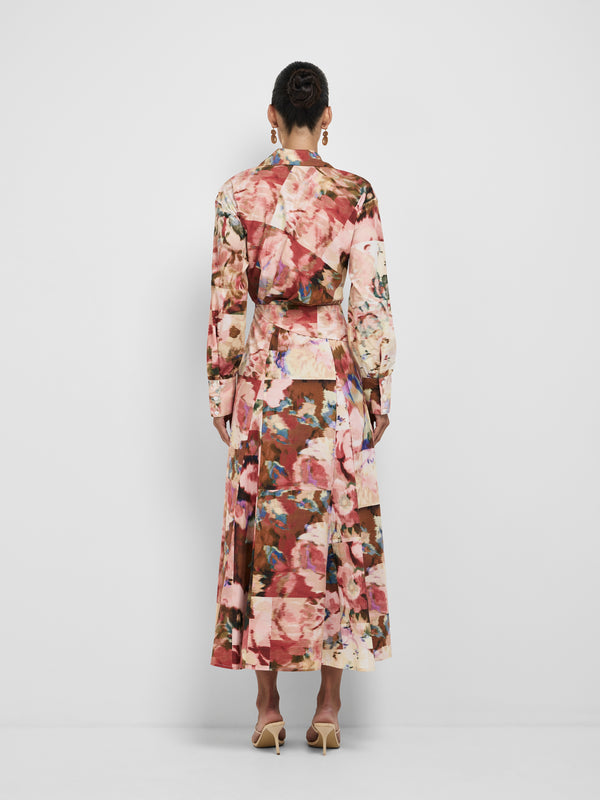 SHEIKE Faye Shirt Dress Floral 1008554 Back Image