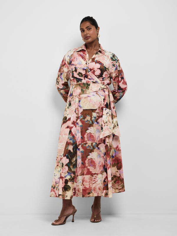 Size16 SHEIKE Faye Shirt Dress Floral 1008554 Front Image