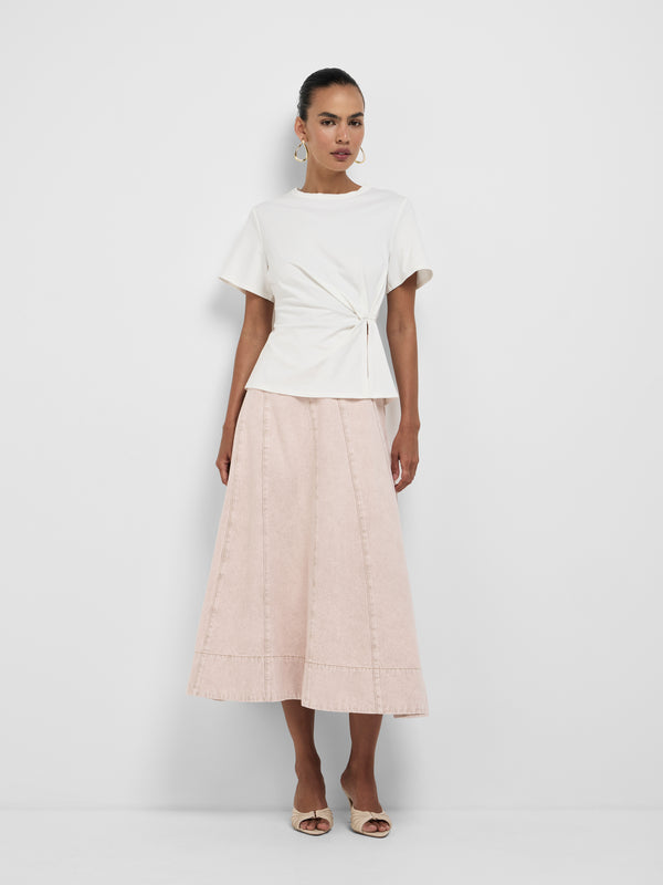 SHEIKE Layla T-Shirt White 1008573 Styled Front Image