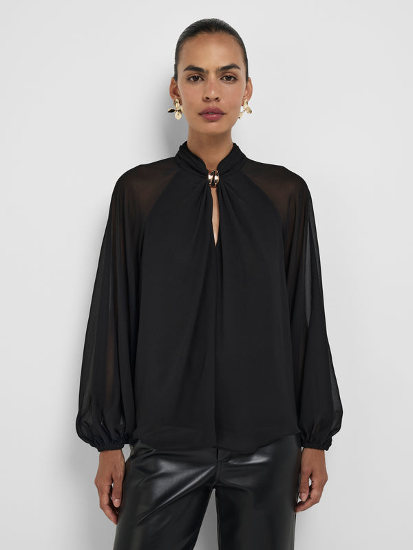 Size8 SHEIKE Jordan Top Black 1008574 Close Up Image