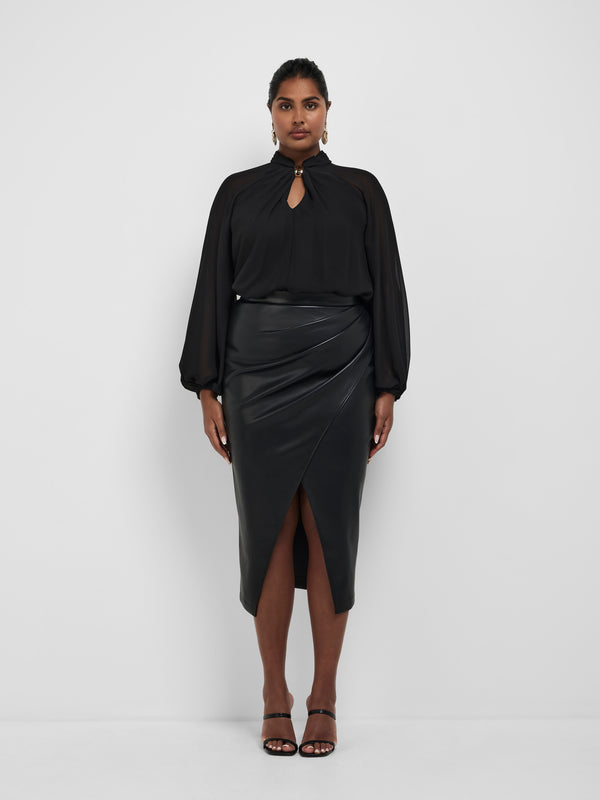 Size16 SHEIKE Jordan Top Black 1008574 Front Image