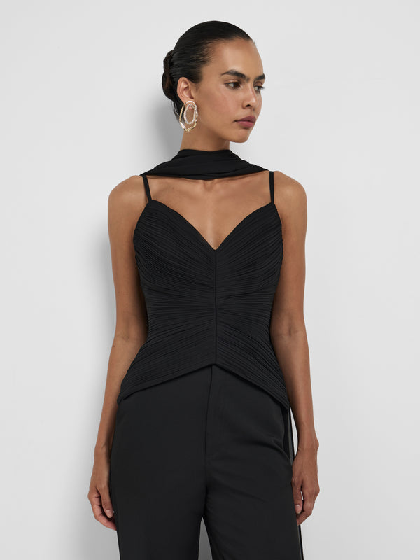 Size8 SHEIKE Zaria Top Black 1008576 Close Up Image